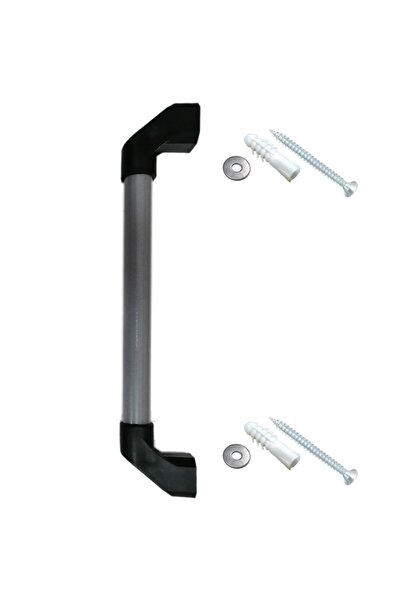 Adem Koç مقبض مريض من الألومنيوم باللون الرمادي مقاس 35 سم - مقبض ثابت لكبار ...