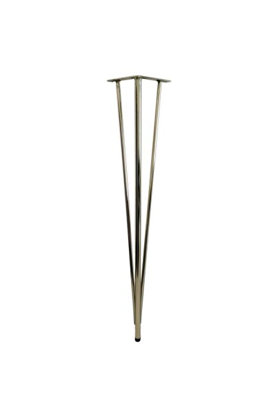 Adem Koç 71 Cm Firkete Metal Mil Masa Sehpa Ayağı Gold Sarı