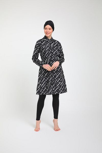Chelly Γυναικείο μαγιό Hijab με πλήρως κλειστό φερμουάρ