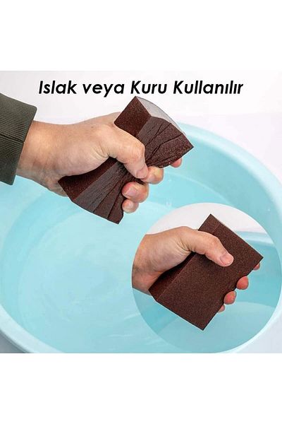 Adem Koç Wedge Sponge Sandpaper for Wood, Furniture, Ceramic and Hobby (120 Grit)