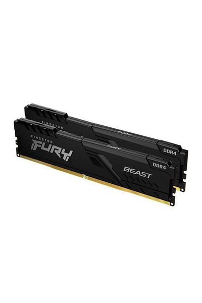Kingston 32 جيجابايت (2x16 جيجابايت) DDR4 3200 ميجا هرتز كينغستون فيوري بيست Cl16 أسود (kf432c16bbk2/32) KF432C16BBK2/32