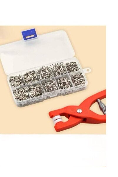 tozlupazar 9.5 Mm Çıt Çıt, El Pensesi, Set-saklama Kutusu , Gömlek Ve Bebe Çıtçıt Montaj Seti