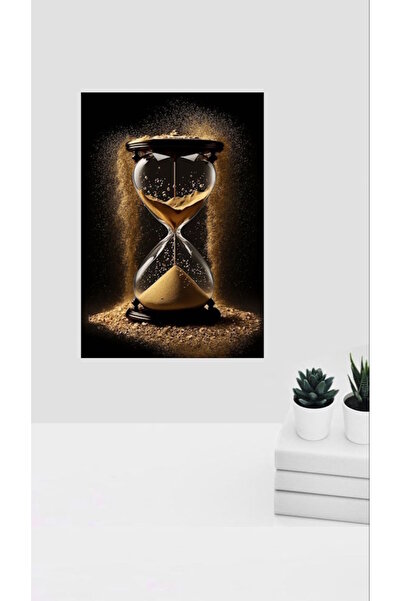 Generic Brand Hourglass 2 Table Home Wall Hall Decoration Wall Ornament Canva...