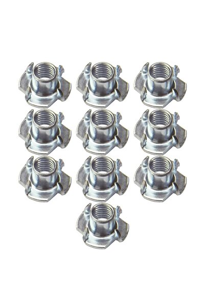 Adem Koç M6 Çakma Ağaç Somunu (10 Adet)