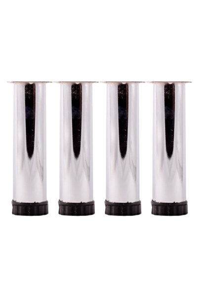 Adem Koç Plate Adjustable Table Cabinet Furniture Bench Leg Diameter 42mm 4 Pieces 20 cm