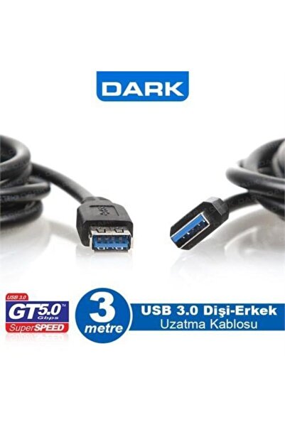 Dark Usb3extl300 3m Usb 3.0 Uzatma Kablosu