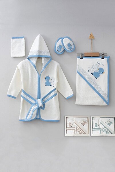 Cherub Baby طقم مناشف أطفال مطرزة على شكل بطة مضادة للبكتيريا العضوية - هدية ...