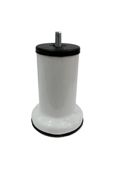 Adem Koç Mobilya Baza Ayağı 10 cm Beyaz M8 Ince Diş