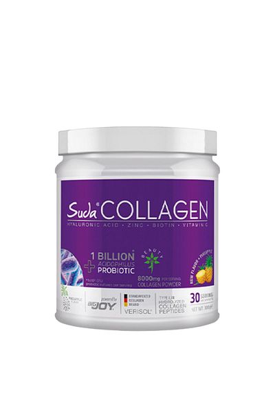 Suda Collagen مكمل غذائي بروبيوتيك بنكهة الأناناس 300 جرام
