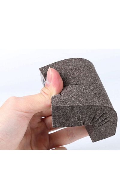 Adem Koç Wedge Sponge Sandpaper for Wood, Furniture, Ceramic and Hobby (100 Grit)