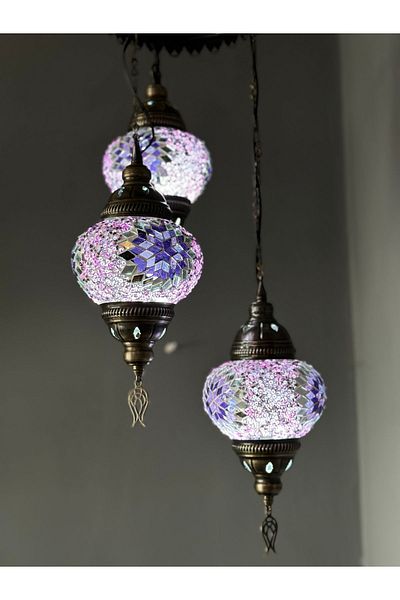 CYL Authentic Handmade Mosaic Chandelier