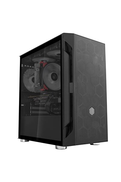 SilverStone Fara H1m Black 1x12 Fanlı, Yüksek Hava Akışlı, Usb 3.0, Mesh Ön P...
