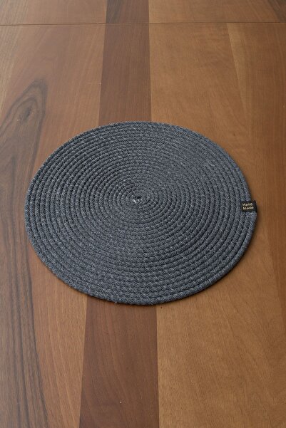 ARMİDA CONCEPT 6 قطع من طبق الجوت الأنثراسايت / طبق تقديم لوكس للخدمة الأمريكية