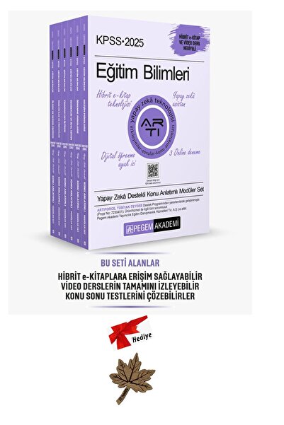 Pegem Akademi Yayıncılık Pegem Akademi 2025 KPSS Eğitim Bilimleri Konu Anlatı...