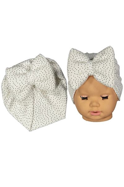 Cherub Baby Βρεφικό καπό διπλής στρώσης με φιόγκο