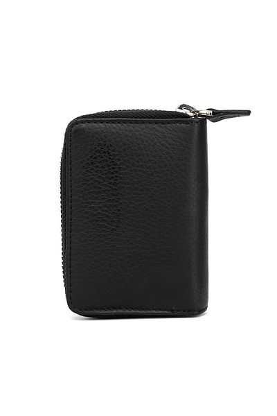 Sevinç Çanta Zippered Genuine Leather Card Holder Wallet