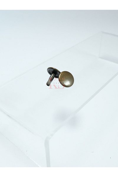 Klinkshop 7 Mm Black Rivet - Size 33 Rivet Troc Material Package Without Attachment - 100 Pieces - Stainless Brass
