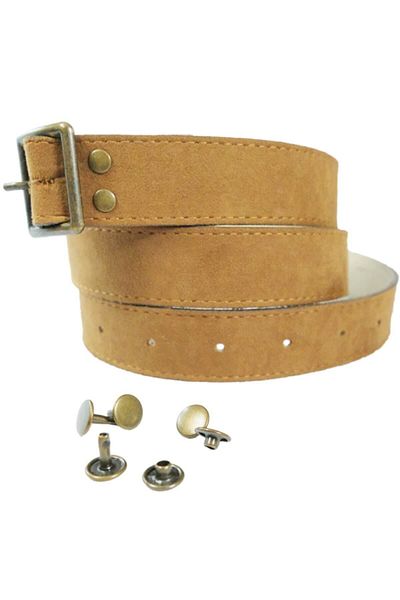 Klinkshop 9 Mm Gold Rivet - Size 34 Rivet-troque Material Package Without Attachment-100 Pieces-stainless Brass