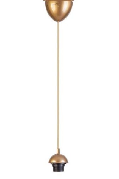 SLM Design E27 Tesisat Rondelalı Duy Takımı Gold