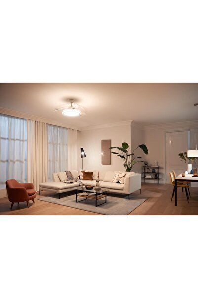 Philips Bliss Tavan Vantilatörü Açılır/Kapanır Kanatlı, Kumandalı, Sarı/Beyaz Işık
