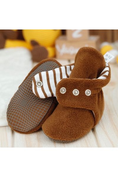 Ella Bonna Anti-Sweat Organic Cotton Lined - Anti-Slip Sole Baby Pants and First Step Home Booties