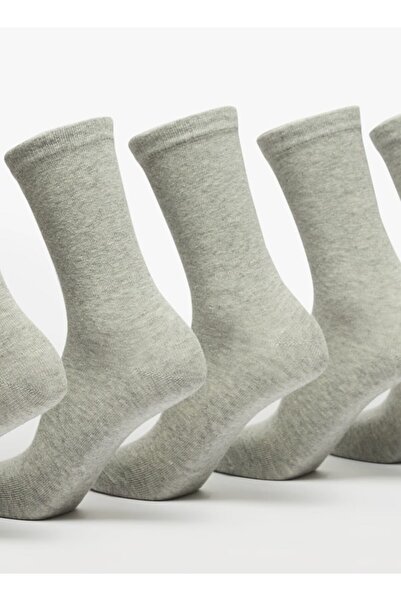 Juniors Solid Crew Length Socks - Set of 5