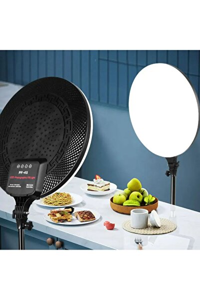 Coverzone Beyaz Led Aydınlatma Kumandalı Yayıncı Youtuber Twich Işığı Ürün Fo...