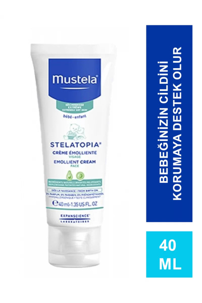 Mustela Stelatopia Yumuşatıcı Yüz Kremi 40 ml