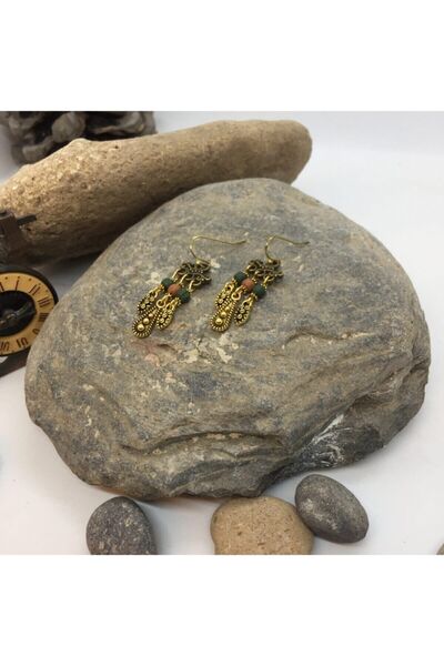 Porsuk Alternatif El Yapımı Etnik Otantik Bohem Küpe