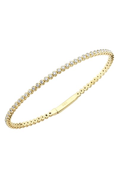 Altın Sepeti Altın Klasik Su Yolu Bilezik