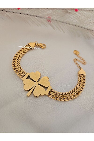 G Sport POLO سوار من الفولاذ المقاوم للتشويه بلون البرسيم