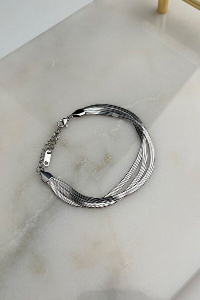 Modex Steel Italian Chain Triple Bracelet