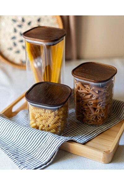 KaiHome Acacia Vacuum Lid Jar 1040ml