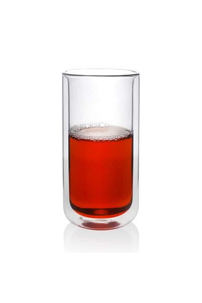 Jet's Home 500 ml Double Glazed and Double Walled Glass Cup