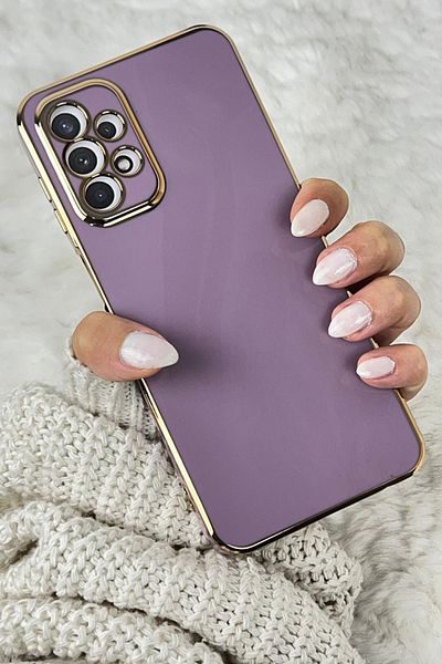 Vip Case Samsung A23 - حافظة من السيليكون المقاوم للأوساخ والقابلة للمسح لحماية الكاميرا اللامعة