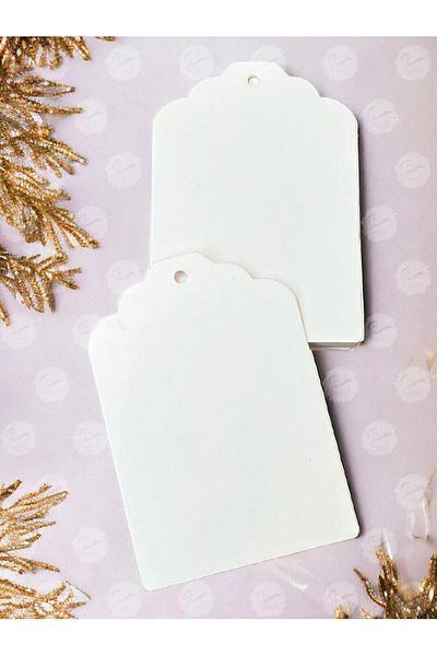 t tuğset etiket White Perforated Label 50 Pieces - Product Label - Invitation Name Label - Note Card product tag-T946