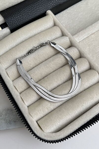 Modex Steel Italian Chain Triple Bracelet