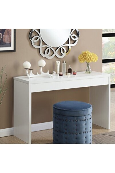 Düver Ahşap Marketi Full Mdf Modern Parlak Beyaz Dresuar