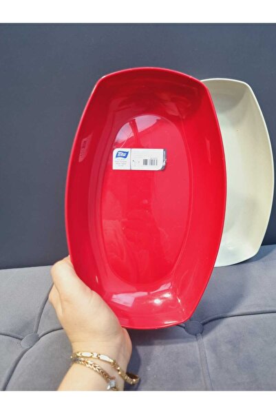 Titiz Hot 25 cm Oval Plastic Plate