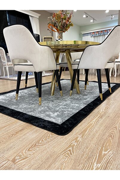 Brillant Jüt Görünümlü Yıkanabilir Lateks Taban Salon Halısı Mutfak Halısı Ko...