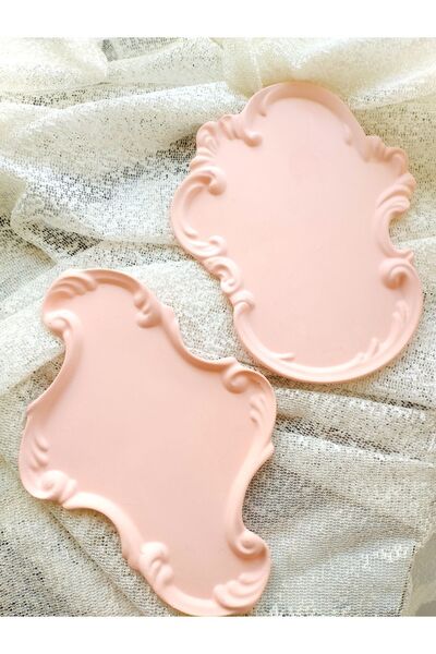 stone powder decorative Asymmetric Lace Patterned Double Concrete Decorative ...