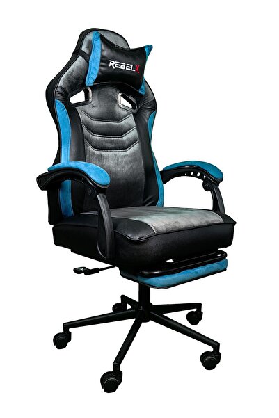 Rebelx Oyuncu Koltuğu Night Ayak Uzatmalı Mavi Renk