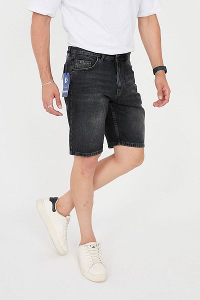 ENZİM JEANS Ανδρικό τζιν σορτς από 100% βαμβάκι