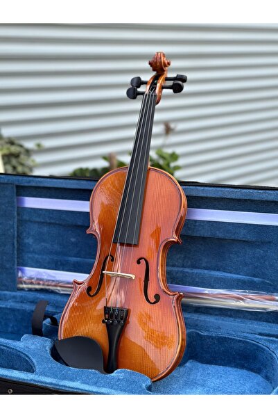 MANDIKIAN Keman 4/4 Hareli Kelebek Ağacı Kare Kutulu (EŞİK AYARLI)