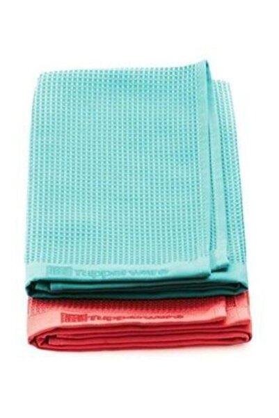 Tupperware Mikrofiber Cam Bezi 2 Li Mavi