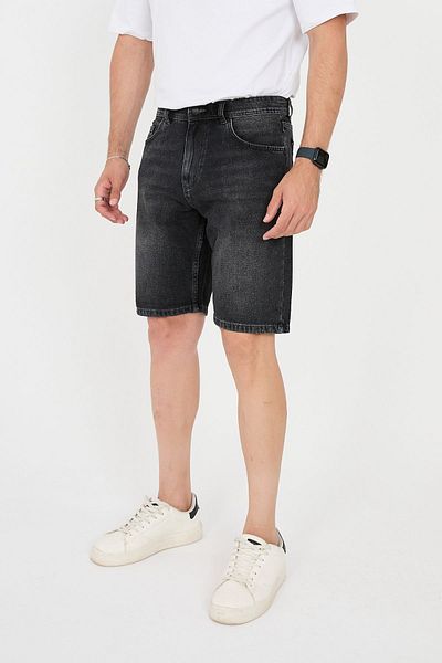 ENZİM JEANS Ανδρικό τζιν σορτς από 100% βαμβάκι