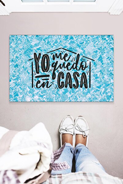 Buket Home سجادة باب أمامية للديكور الداخلي والخارجي من Yo Casa مقاس 45x70