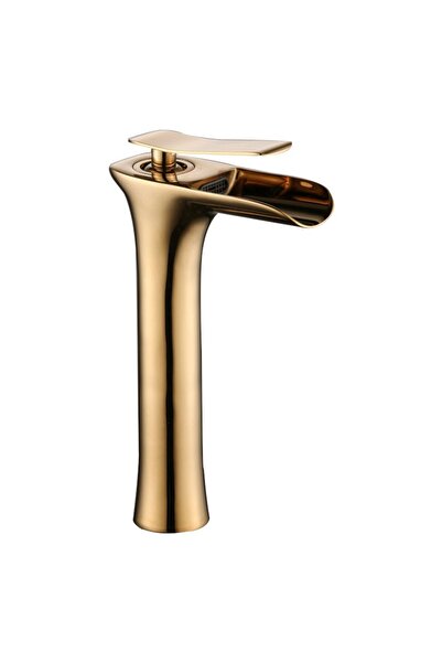 FLEKO Antique Bowl Waterfall Sink Faucet