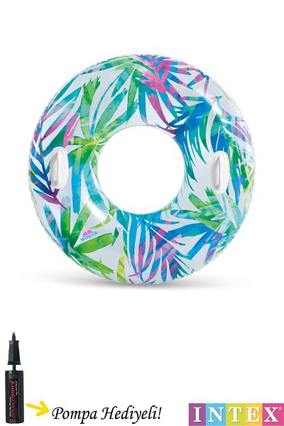 hediyecik Intex Tropical Patterned Adult Pool and Sea Ring 97 cm