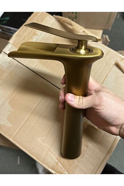 FLEKO Antique Bowl Waterfall Sink Faucet